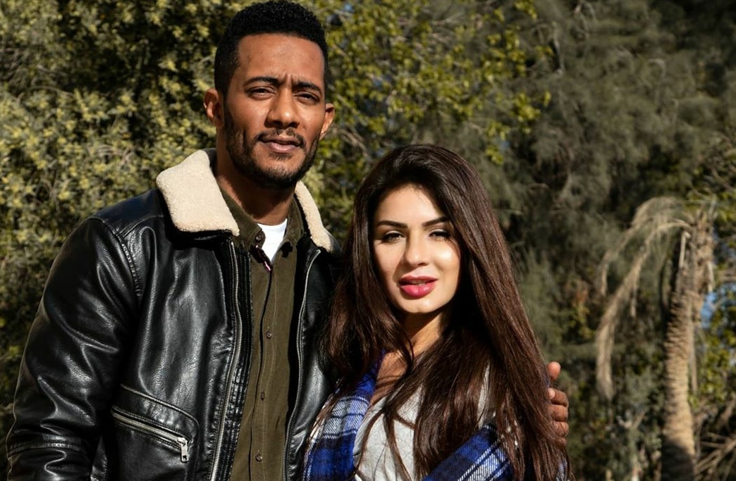 محمد رمضان ونجلاء بدر
