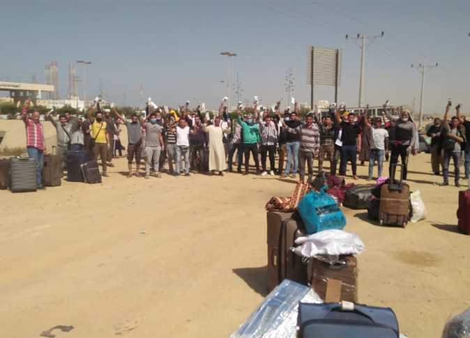 المصريين العالقين بالسعودية 