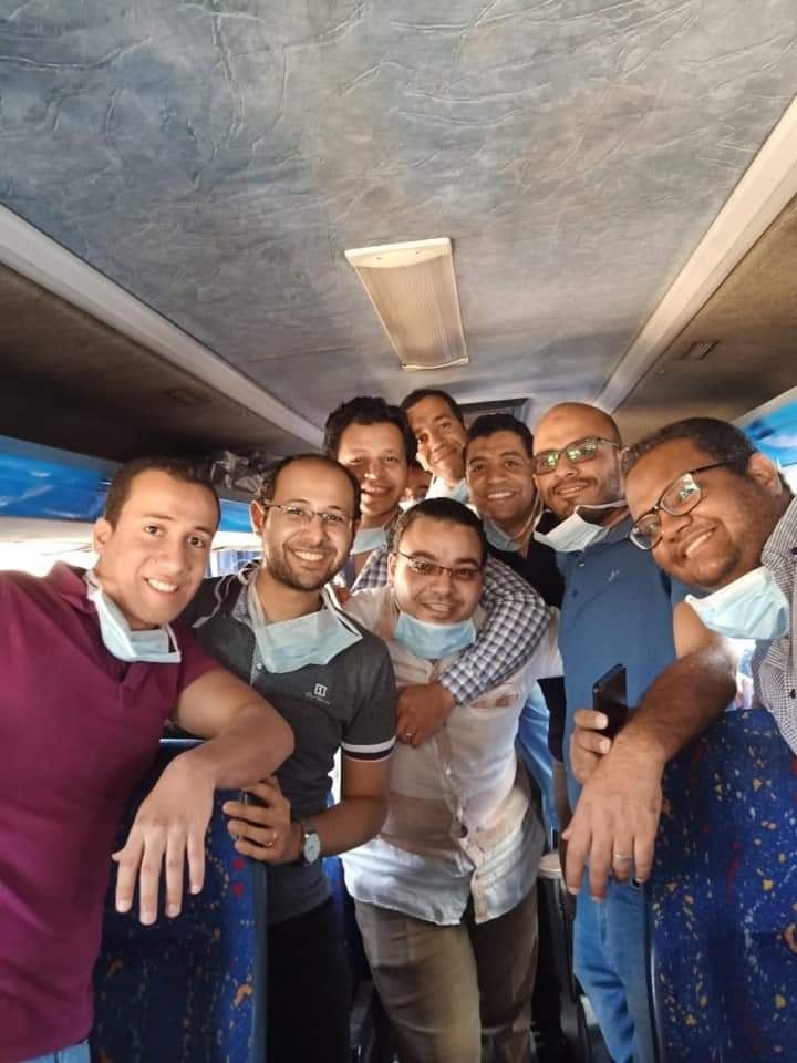  عودة 12 طبيبا لجامعة سوهاج بعد أداء واجبهم 