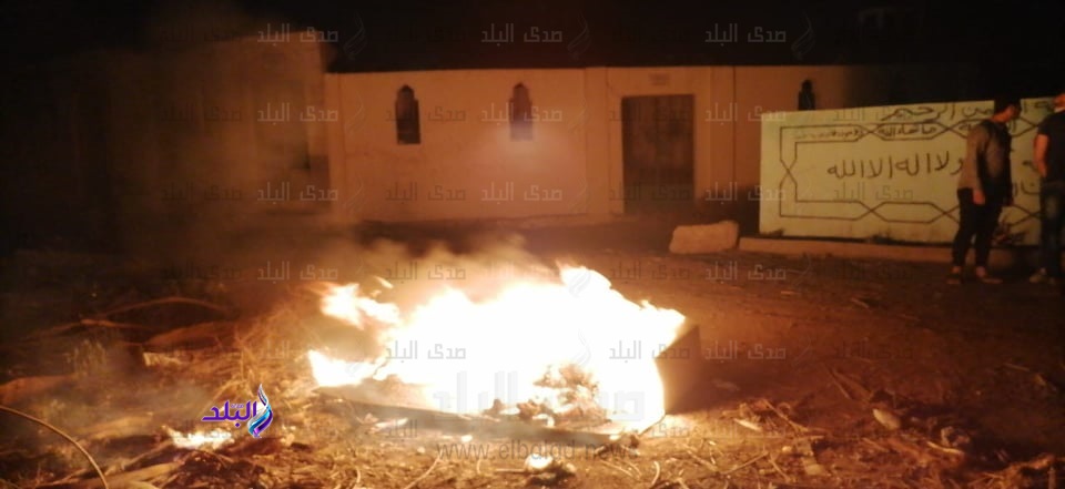  حرق تابوت ممرض النجيلة