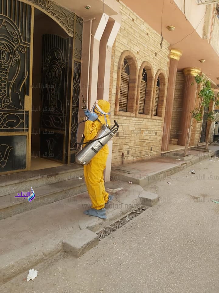 تطهير وتعقيم الشوارع