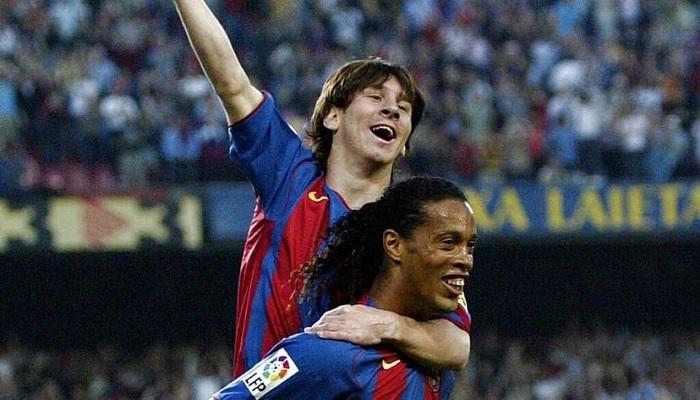 ميسي ورنالدينيو