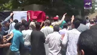 جنازة شعبية لشهيدي بئر العبد في سوهاج