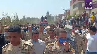 دموع واغماءات.. أهالي ديمشلت يودعون شهيد بئر العبد