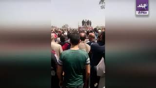 تشييع جثمان شهيد الواجب بالدقهلية 