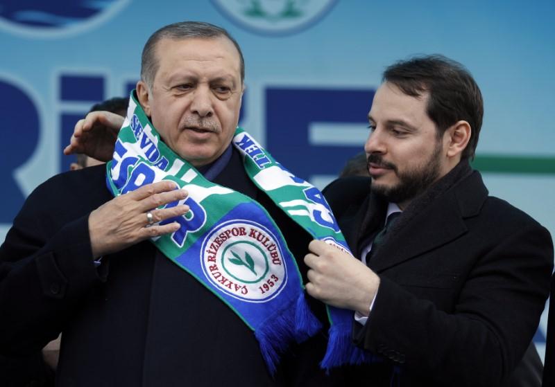 أردوغان وصهره بيرات ألبيراق 
