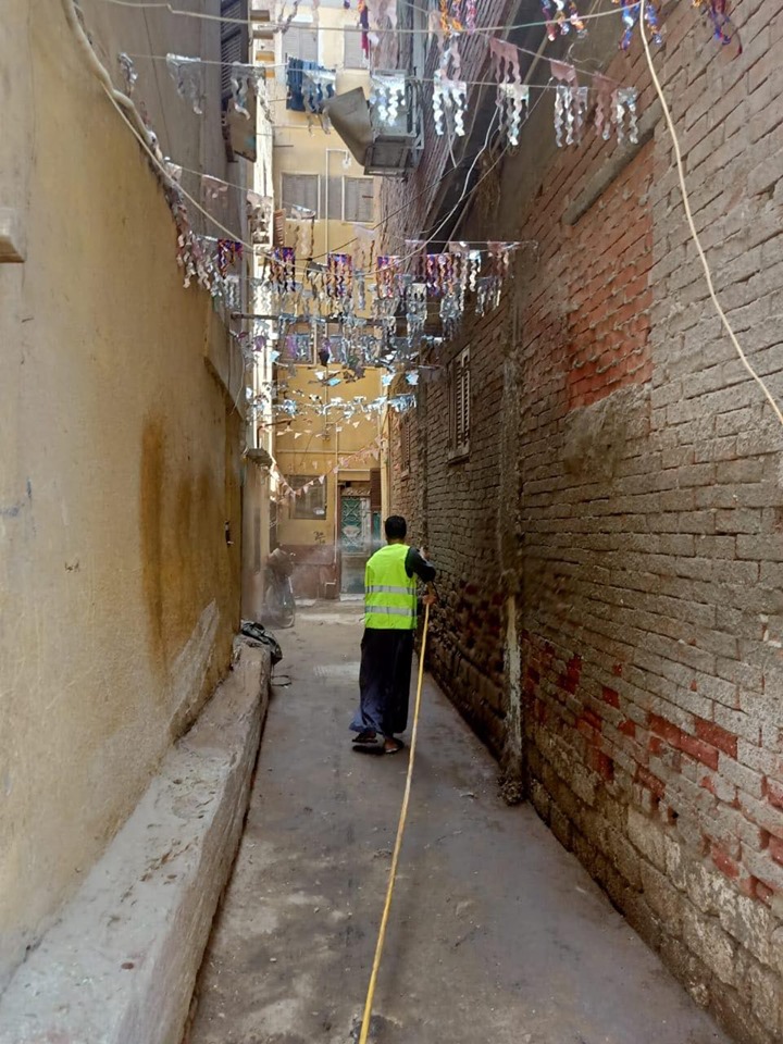 المنيا تنفذ أعمال الرش والتطهير بالتزامن مع حملات النظافة 