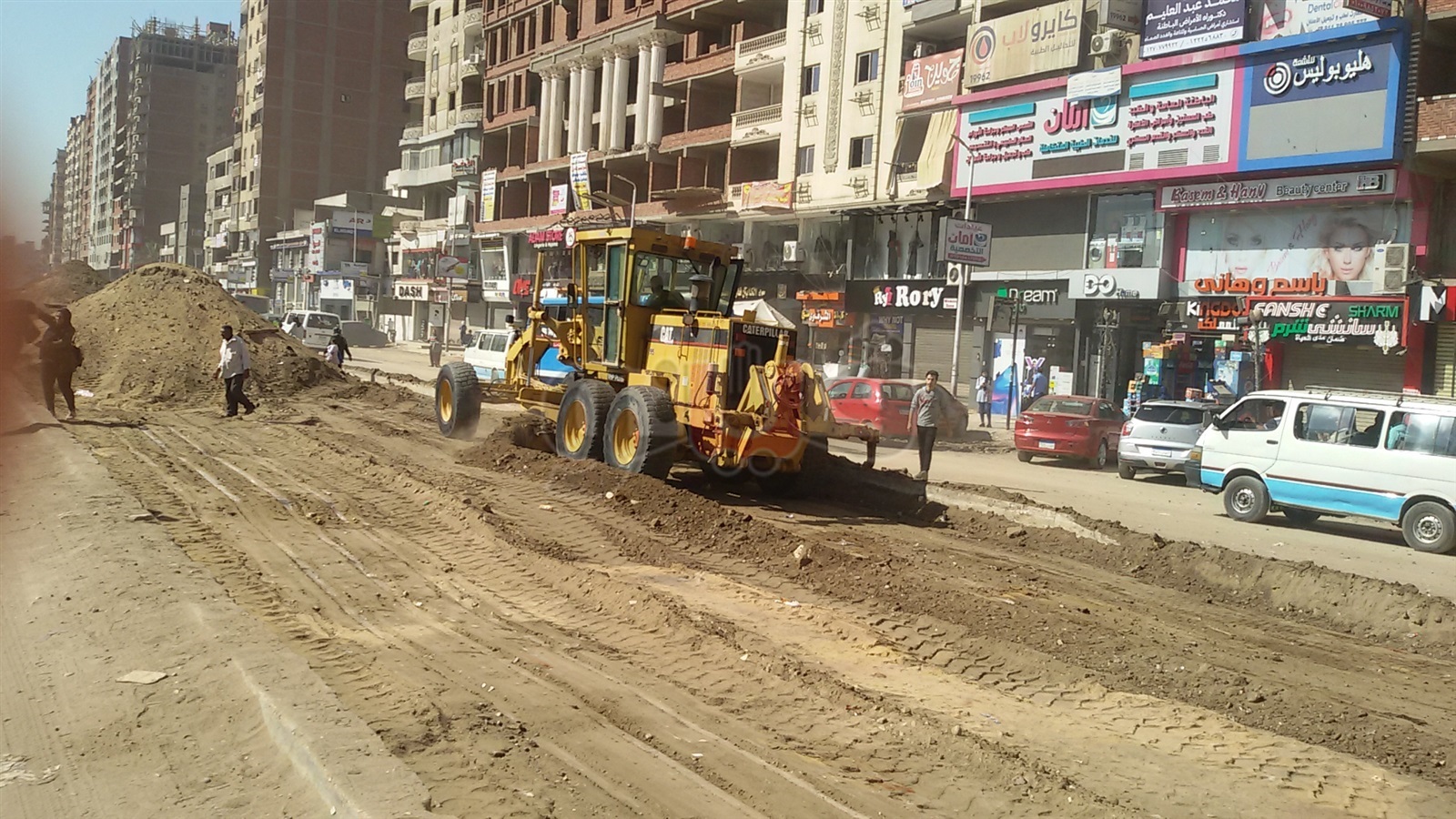 جسر السويس اثناء تطويره