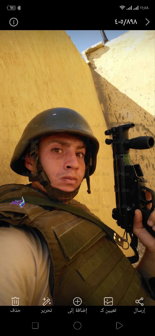 الشهيد الملازم اول أحمد حسنين بطل موقعة البرث