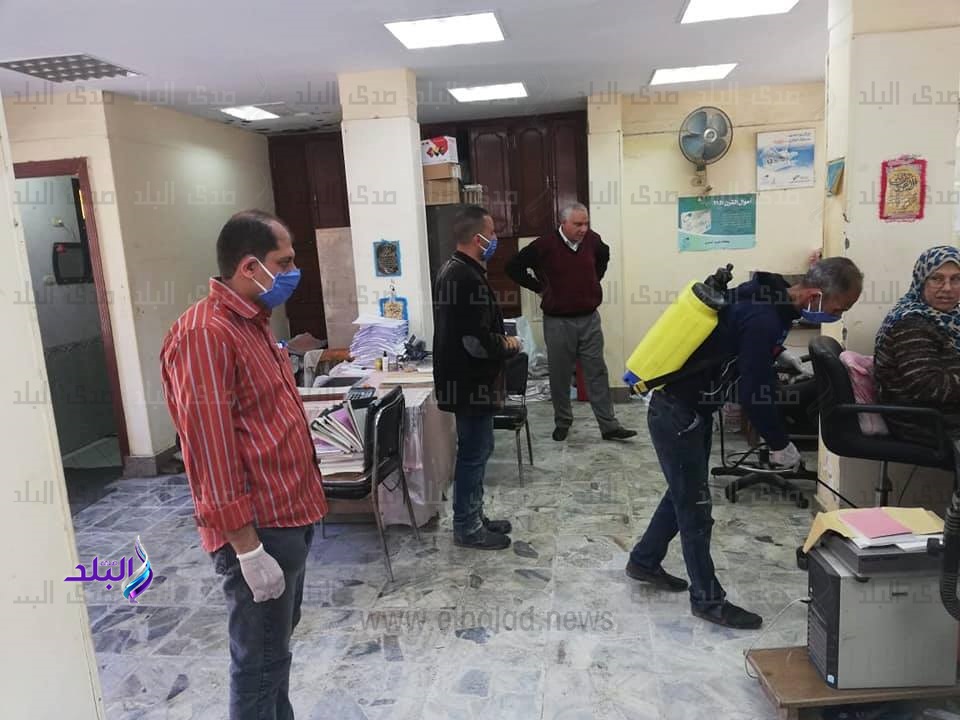 تعقيم مكاتب بريد غرب الإسكندرية 