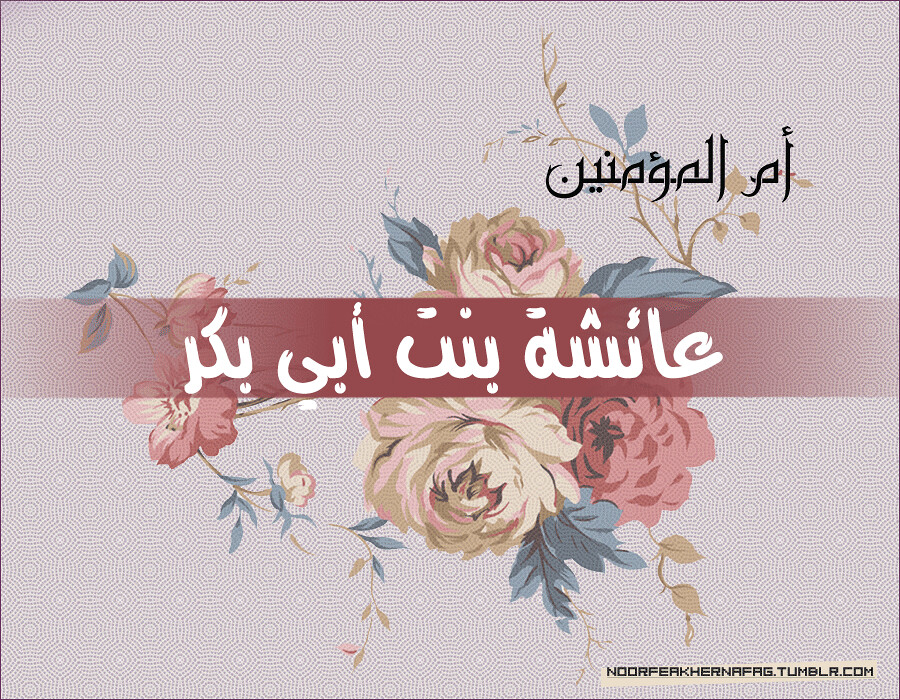 السيدة عائشة بنت ابى بكر 