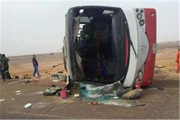  انقلاب اوتوبيس ركاب بالدقهلية