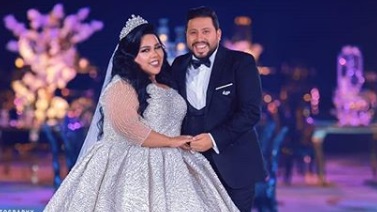 شيماء سيف وزجها 