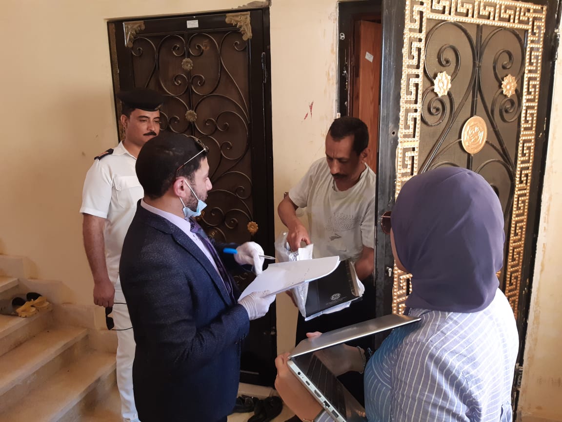 لجنة الضبطية القضائية المختصة بالتفتيش على وحدات الإسكان الا