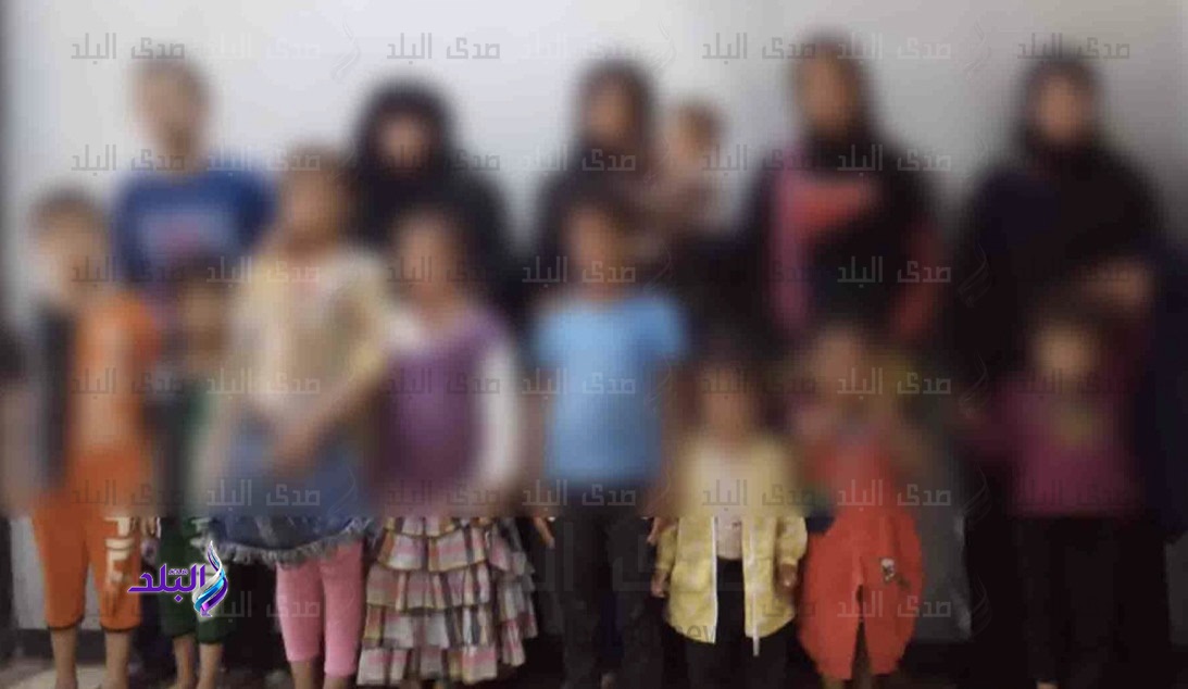 المتهمين وضحاياهم بعد ضبطهم
