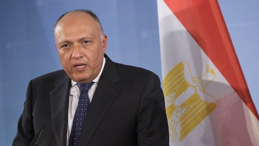 وزير الخارجية سامح شكري