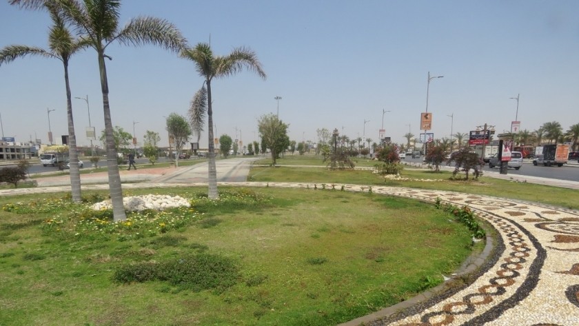 تكثيف اعمال الزراعة في مدينة العبور والشروق