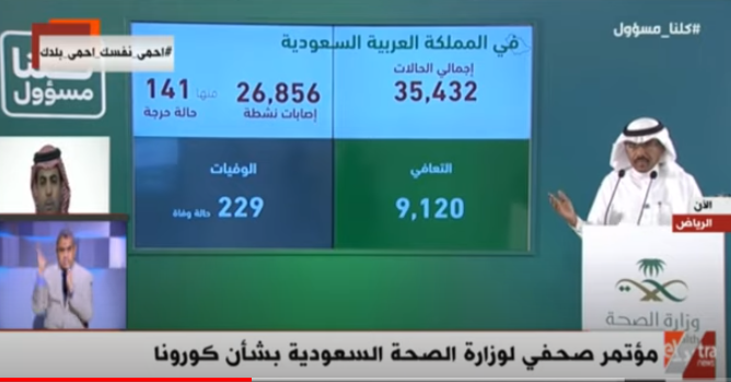 المتحدث بأسم وزارة الصحة السعودية