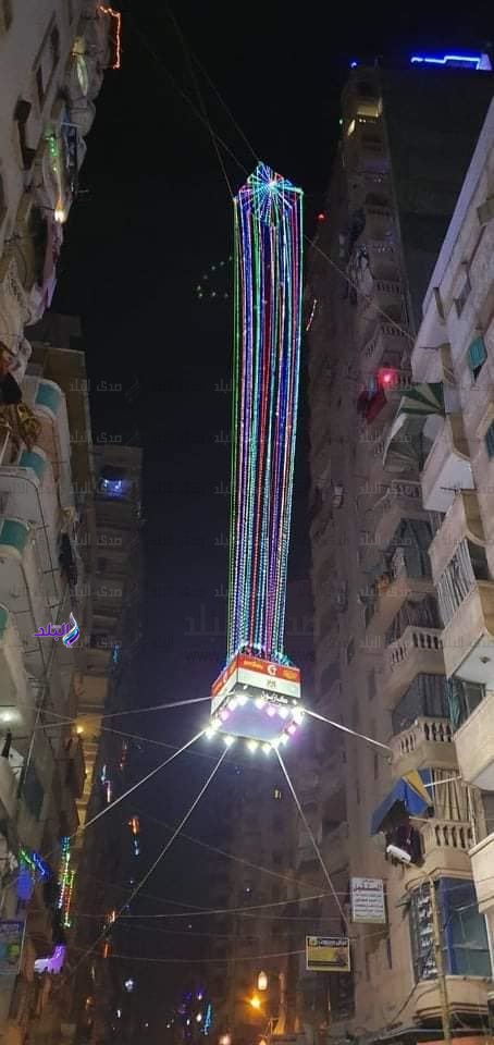 مناطق الإسكندرية تتنافس على زينة رمضان