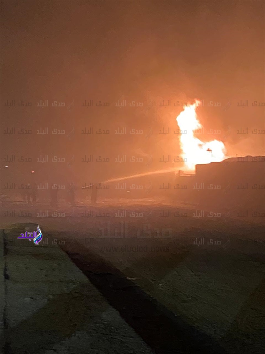 حريق فى مصنع بالعبور