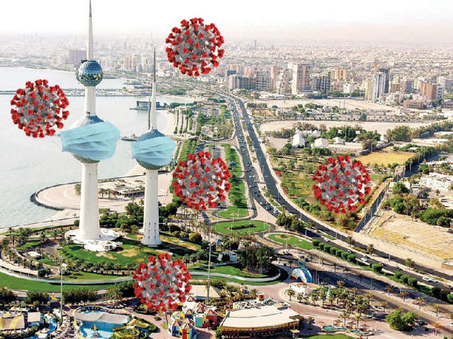 حظر كلى فى الكويت بسبب كورونا