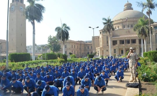 التربية العسكرية بجامعة القاهرة - أرشيفية