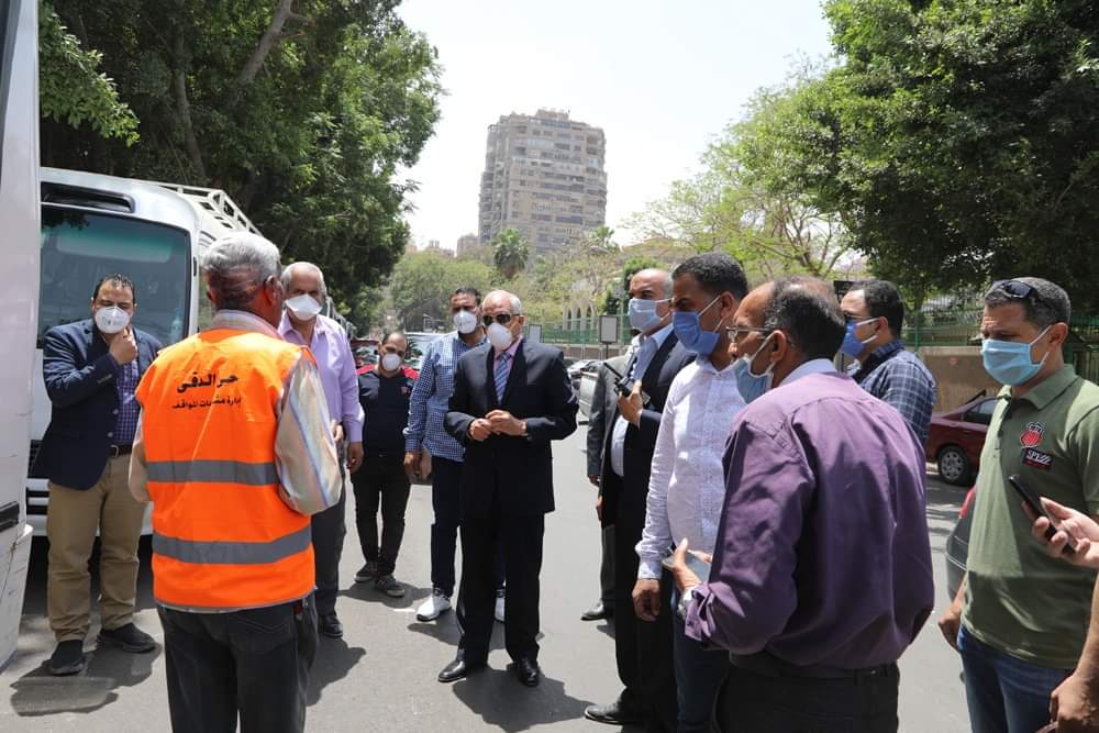 جولة محافظ الجيزة  جولة محافظ الجيزة