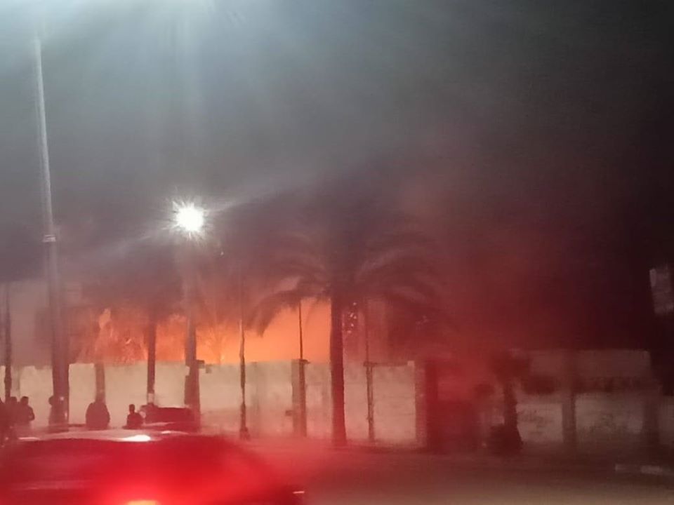 حريق حلوان 