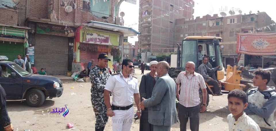 فض سوق الخميس الأسبوعى بطوخ 