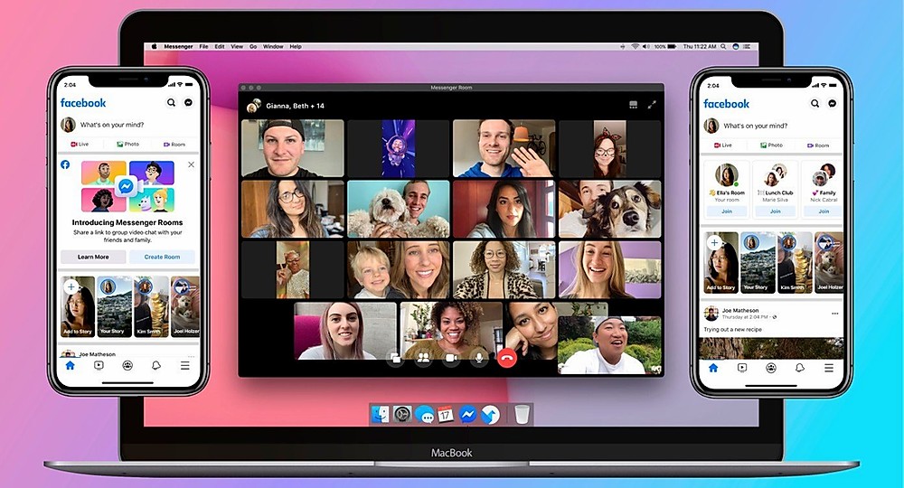 فيسبوك تطلق رسميا خدمتها الجديدة Messenger Rooms