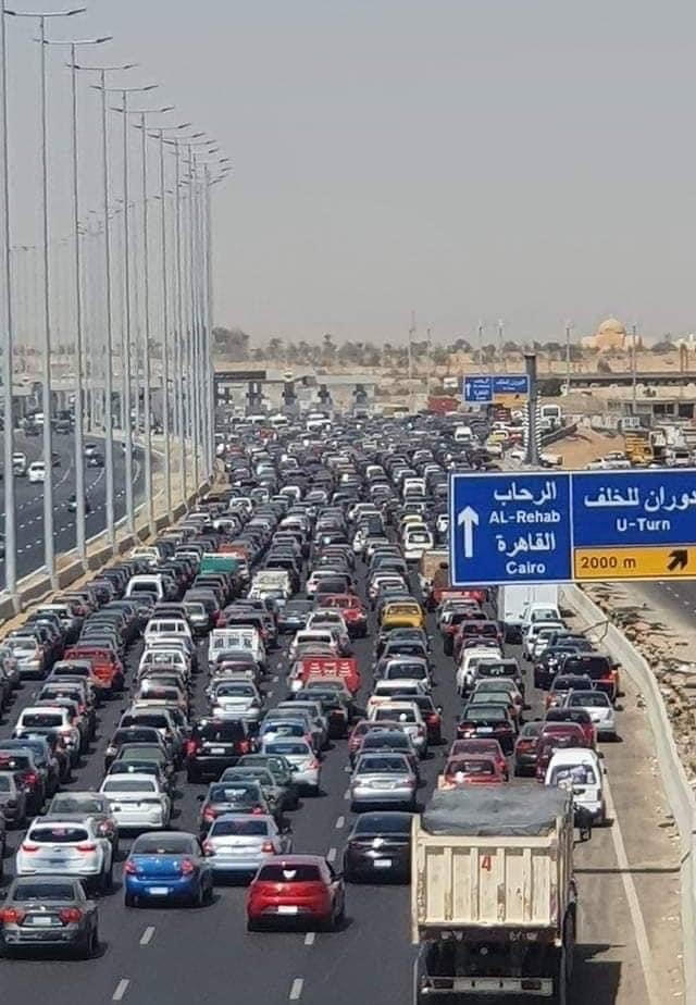 تكدس مروري