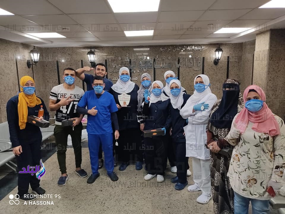 خروج 5 حالات جدد بمستشفى قها من العزل الصحي