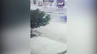 لحظة دهس 4 أطفال بأسيوط 