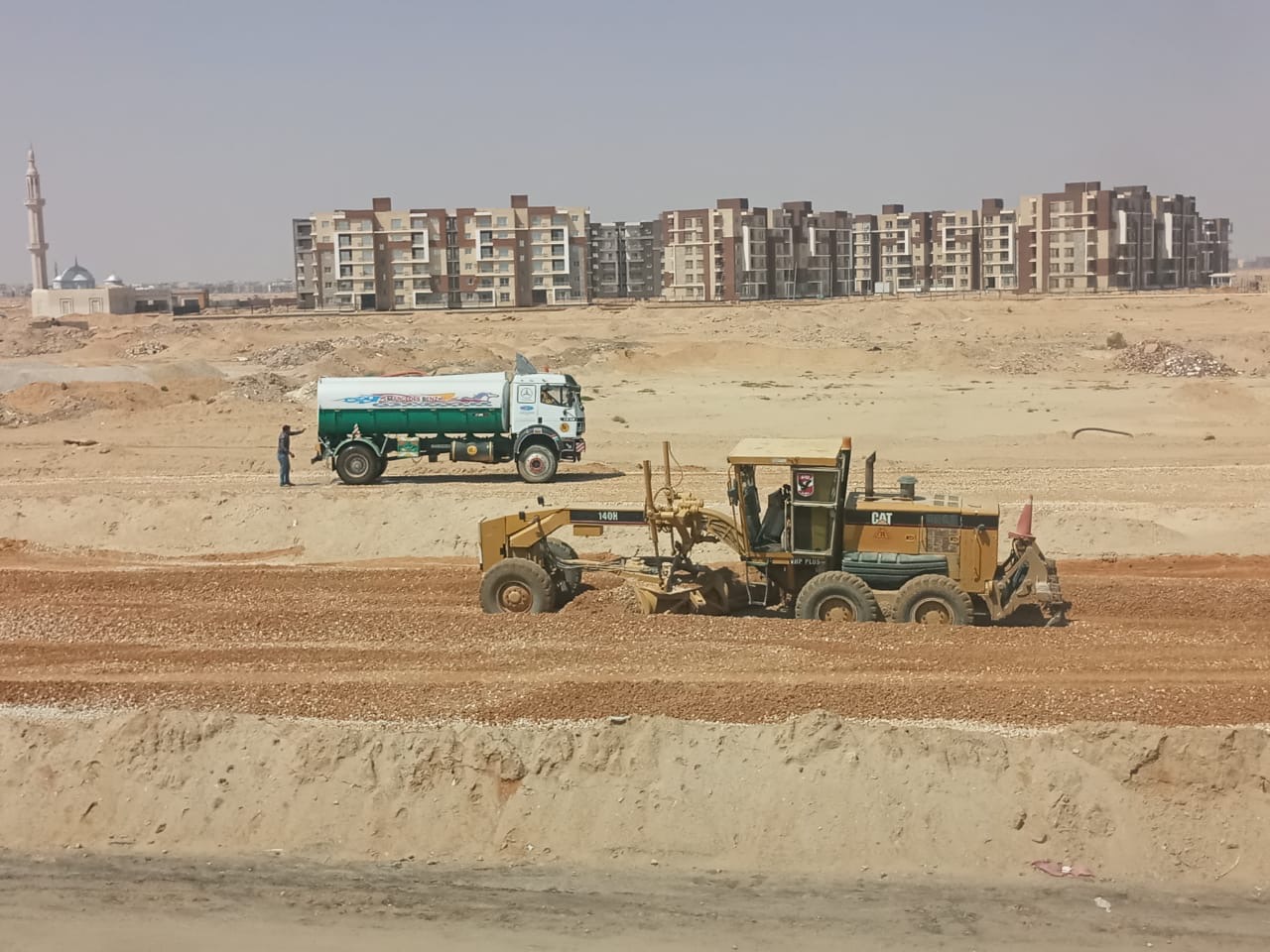  تنفيذ محور شمال المرحلة الرابعة  بخدمات الاسكان الاجتماعي