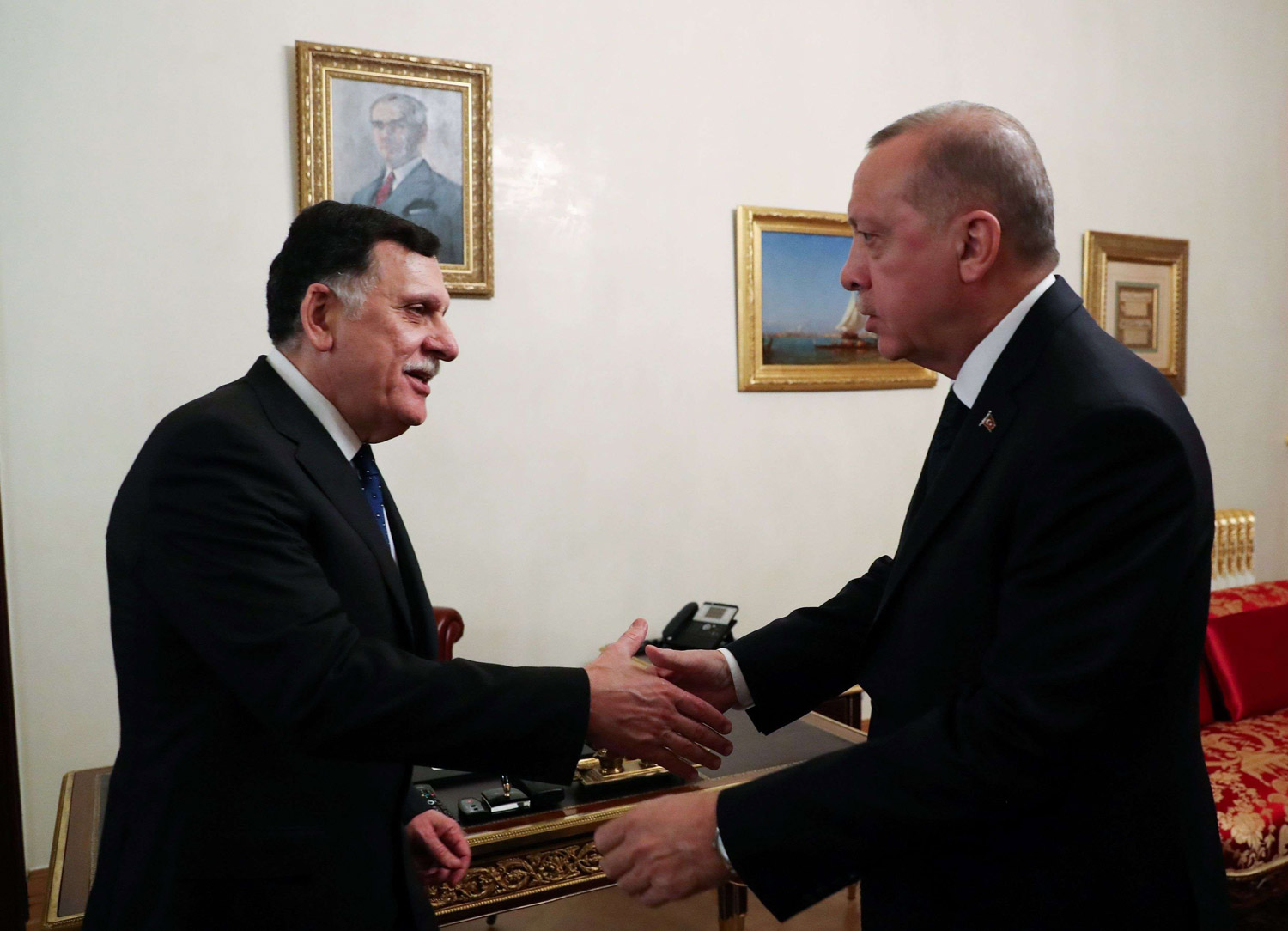 أردوغان والسراج