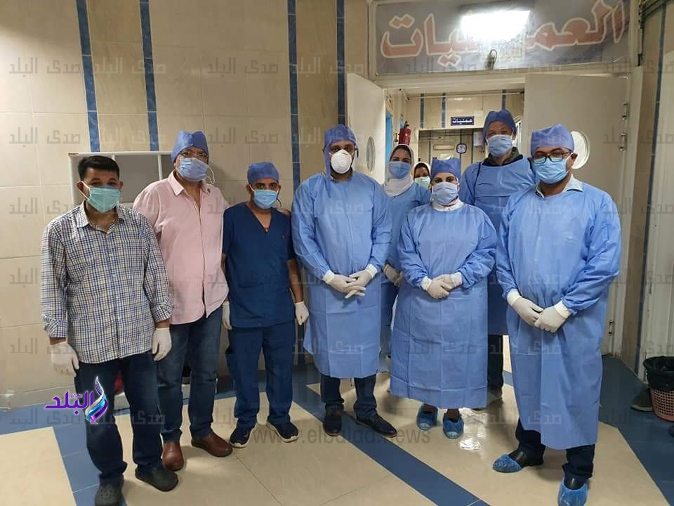شفاء ١٨مصاب بفيروس كورونا في مستشفي عزل كفرالزيات