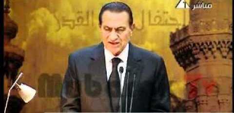 الرئيس الراحل حسنى مبارك