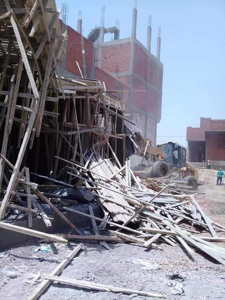 ازالة التعديات على الأراضي الزراعية 