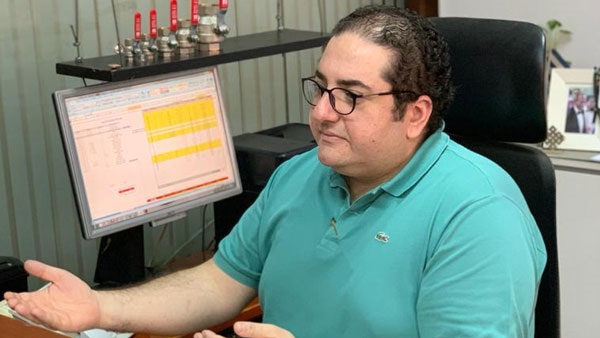 المهندس متي بشاي نائب رئيس شعبة الأدوات الصحية وعضو الشعبة ا