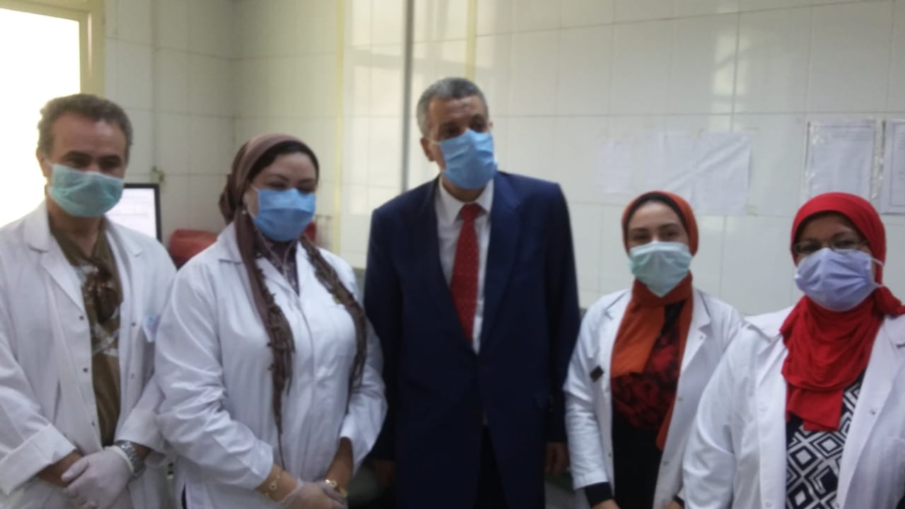 رفع درجة الاستعداد بمستشفى بنى سويف للتأمين الصحى 