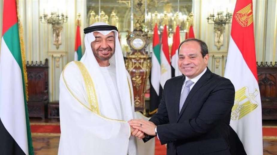 الرئيس السيسى والشيخ محمد بن زايد