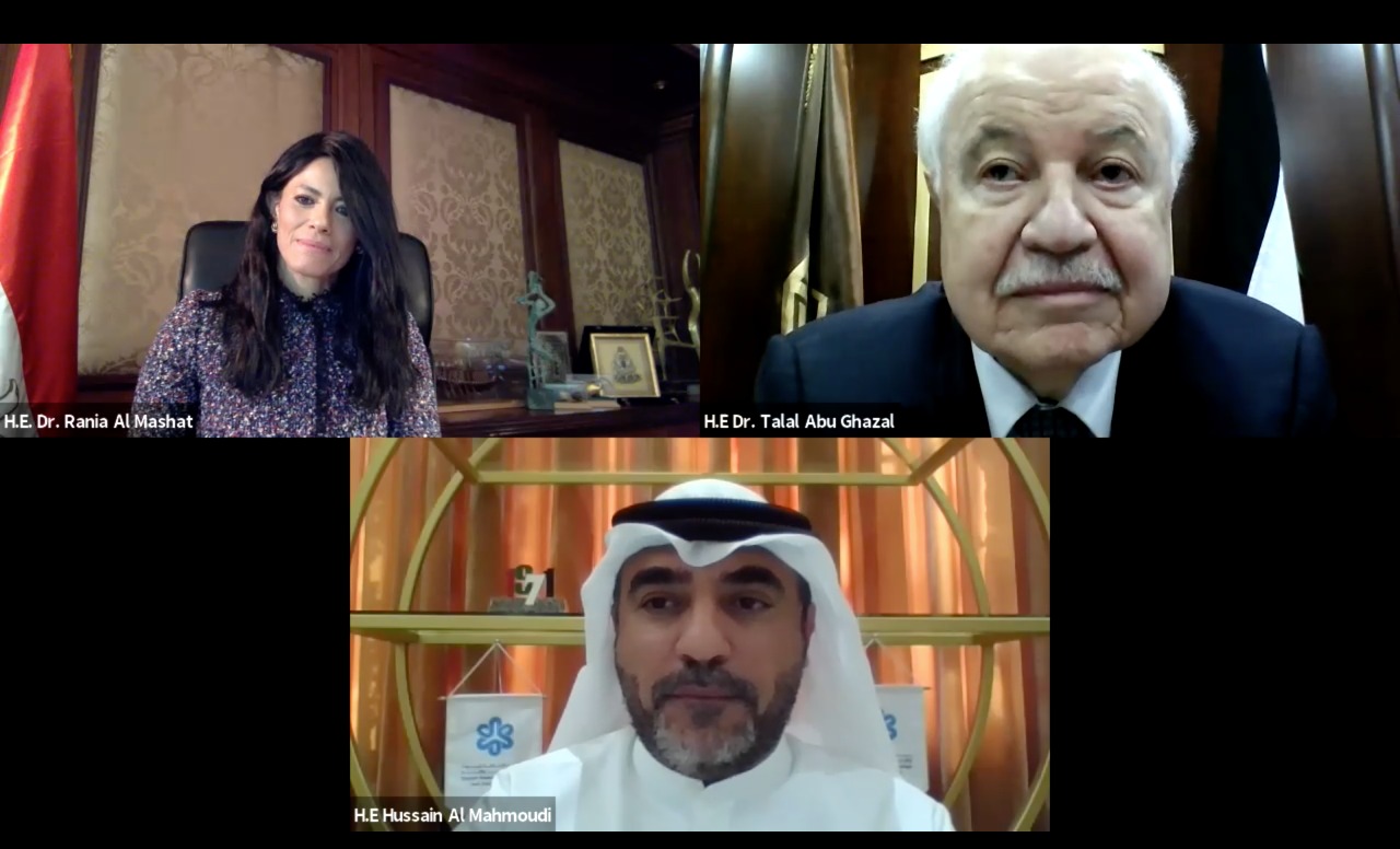  مشاركة الدكتورة رانيا المشاط في جلسة حوارية عبر تقنية الفيد