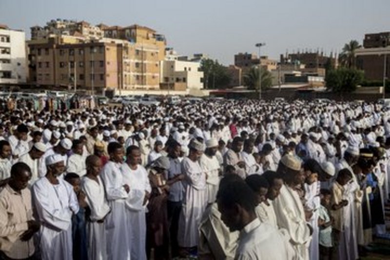 صلاة العيد في السودان