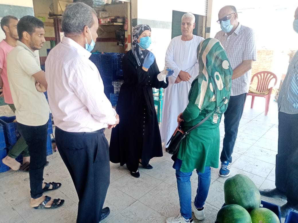 تحرير محضر لفكهاني بسفاجا 