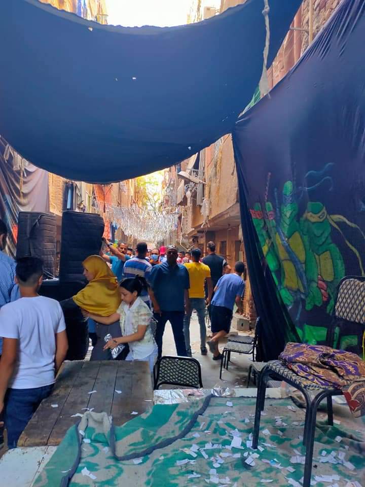 فض فرح شعبي بالجيزة 