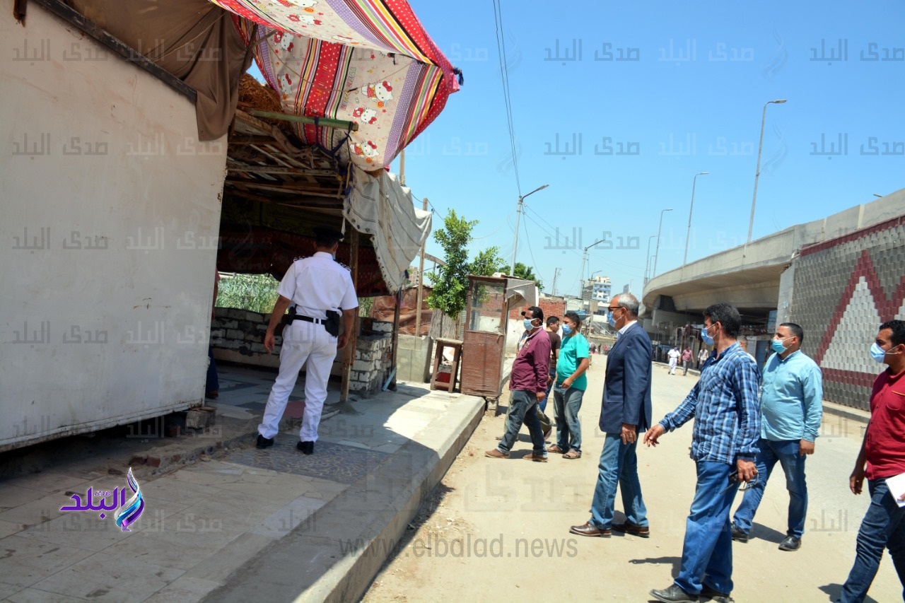 حافظ القليوبية يقود حملة لتطهير كبارى الرياح 