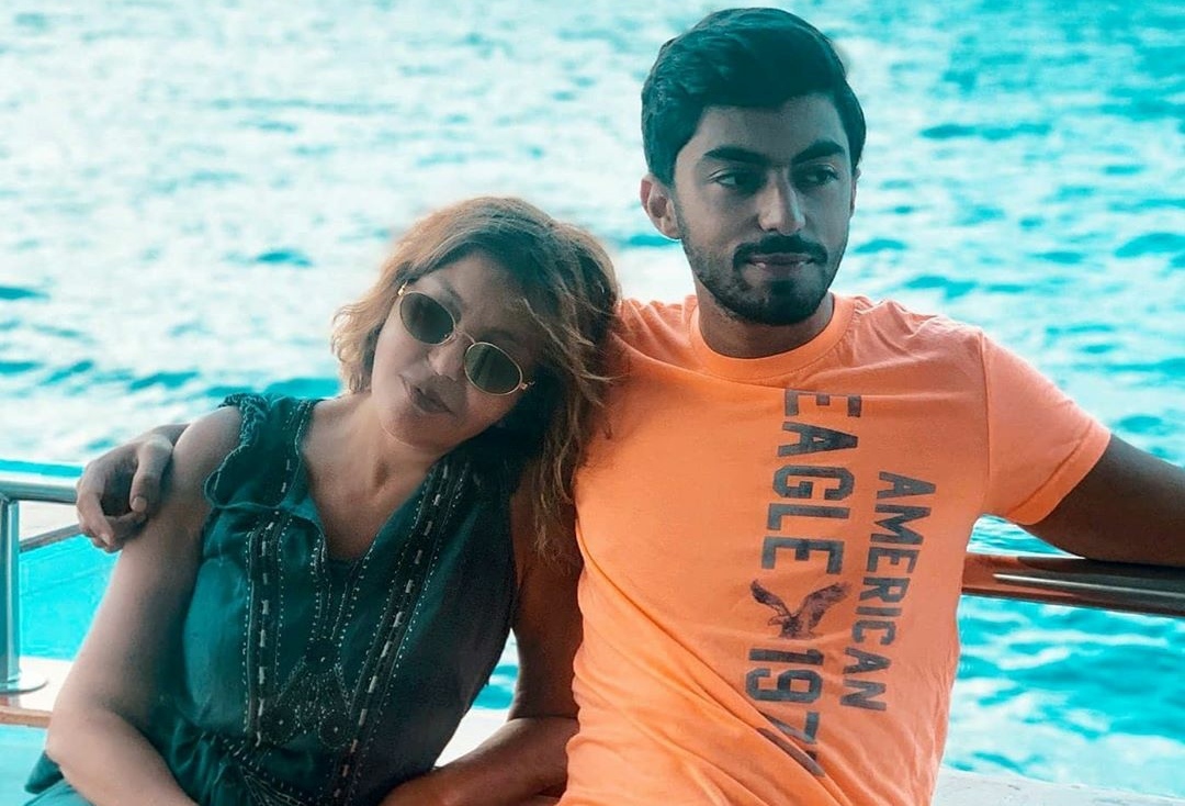 سميرة سعيد وابنها
