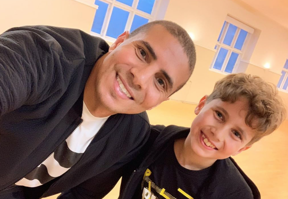 محمد زيدان و ابنة 