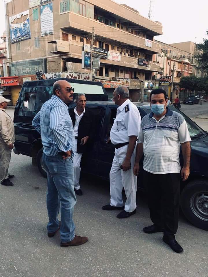 فض التجمعات على بحيرة قارون