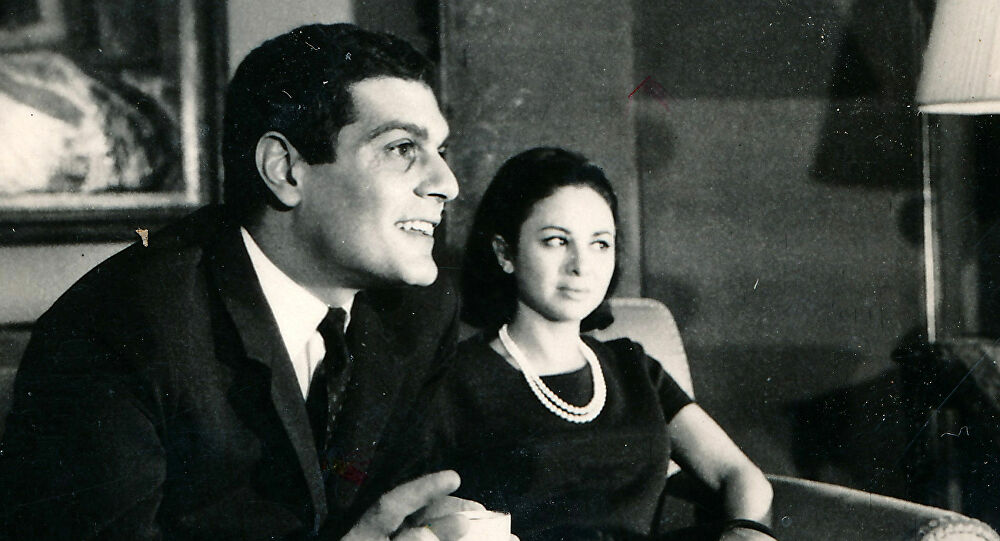 فاتن حمامة وعمر الشريف 